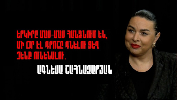 Երկիրը մաս-մաս հանձնում են, մի օր էլ դրոշը դնելու տեղ չենք ունենալու. Ագնեսա Շահնազարյան